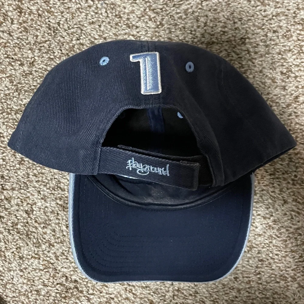 And One Navy Blue Cap with Embroidered Logo